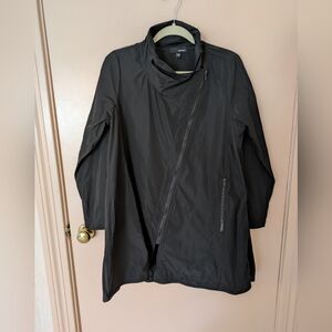Sun Kim asymmetrical zip jacket, black, women's S, NWOT